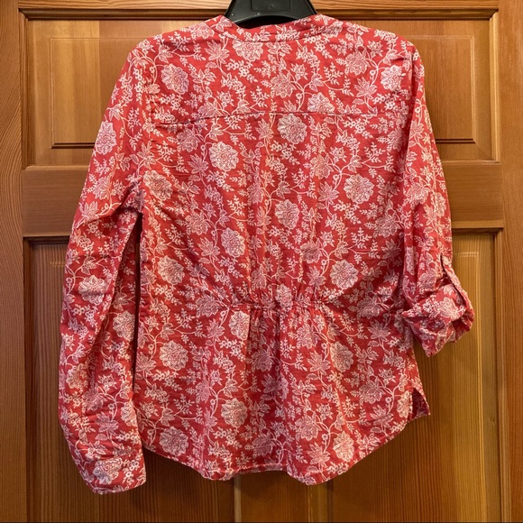 EDDIE BAUER light cotton floral shirt, size M - Picture 2 of 7